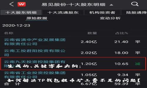生成的、关键字和大纲：


如何解决TP钱包提币矿工费不足的问题？